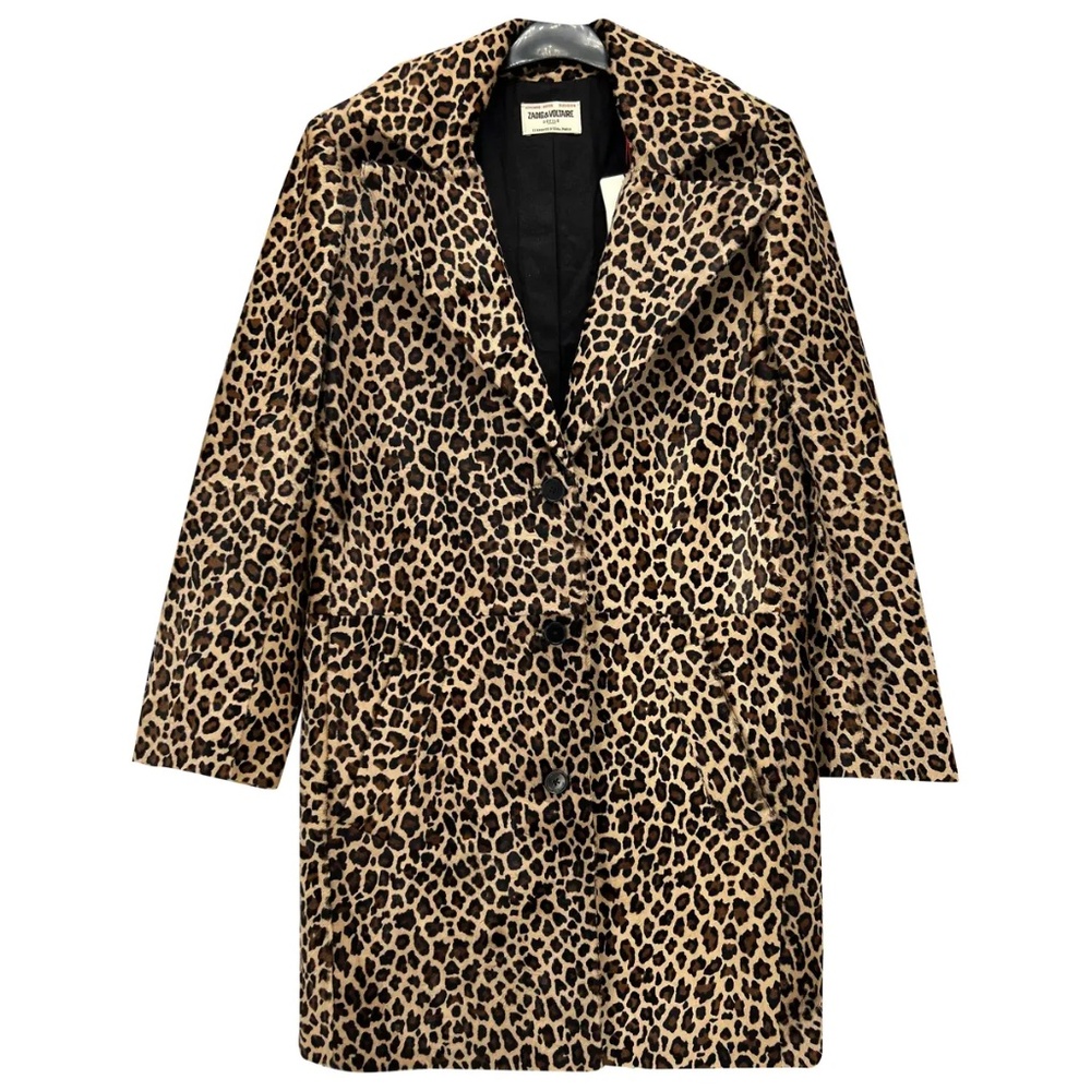 Zadig & Voltaire Leopard Print Coat